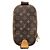 Borsa a tracolla Louis Vuitton Monogram Pochette Gange M51870 Marrone - vista 2