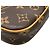 Borsa a tracolla Louis Vuitton Monogram Pochette Gange M51870 Marrone - vista 3