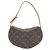 Borsa a tracolla Louis Vuitton Monogram Pochette Croissant Marrone