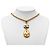 Collana con pendente Chanel Gold CC placcato oro a forma di goccia D'oro - vista 6