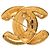 Spilla Chanel Gold CC trapuntata placcata oro D'oro - vista 2