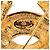 Spilla Chanel Gold CC trapuntata placcata oro D'oro - vista 3