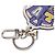 Portachiavi e charm Illustre in pelle stampata viola e ottone Louis Vuitton LV Varsity Jacket Porpora - vista 3