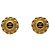 Orecchini a clip Chanel Gold CC placcati in oro ed smalto