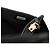 Wallet On Chain Portafoglio con catena Chanel Black Caviar CC Filigree Nero - vista 6
