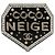 Spilla Chanel Coco Neige in resina nera CC, strass e perle finte Nero