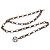 Cintura con catena Chanel Brown CC in ottone Marrone Bronzo