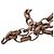 Cintura con catena Chanel Brown CC in ottone Marrone Bronzo - vista 3