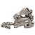 Portachiavi e charm per borsa Chanel Silver CC in ottone con coniglio Argento - vista 2