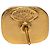 Orecchini Chanel Gold CC placcati oro con chiusura a perno D'oro - vista 3