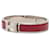 Bracciale Hermès Red Narrow Enamel Clic H PM Rosso  - vista 2