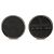 Orecchini a clip Chanel in ottone argentato e pelle con logo Argento