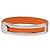 Bracciale Pousse Pousse in pelle arancione Hermès