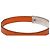 Bracciale Pousse Pousse in pelle arancione Hermès - vista 5