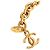 Bracciale a maglie Chanel Gold CC con medaglione a testa di leone placcato oro D'oro - vista 5