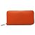 Hermès Orange Epsom Silk In Classique Long Wallet