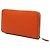 Hermès Orange Epsom Silk In Classique Long Wallet - view 2