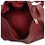 Borsa a tracolla verticale in pelle granulata rossa Gucci Rosso Bordò - vista 4