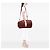 Borsa a tracolla verticale in pelle granulata rossa Gucci Rosso Bordò - vista 7