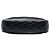 Clutch Chanel Black CC in mesh e agnello lucido con catena Nero - vista 3