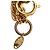 Collana a doppio filo di perle finte dorate con CC Chanel D'oro - vista 6