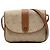 Borsa a tracolla Dior in tela rivestita beige honeycomb
