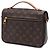 Louis Vuitton Marrone Monogram Pochette Metis - vista 2
