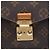 Louis Vuitton Marrone Monogram Pochette Metis - vista 6