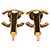 Orecchini a clip Chanel Gold CC placcati in oro D'oro - vista 2