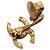 Orecchini a clip Chanel Gold CC placcati in oro D'oro - vista 3