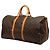Louis Vuitton Marrón Monogram Keepall Bandouliere 55 Castaño - vista 2