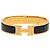 Bracciale Hermès Black Narrow Enamel Clic H PM Nero