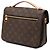 Louis Vuitton Marrón Monogram Pochette Metis Castaño - vista 2