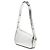 Borsa a tracolla Gucci Silver Metallic Textured Calfskin Asymmetric Horsebit 1955 Argento - vista 2