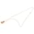 Collier pendentif Eileen en plaqué or et émail Hermès Gold Doré  - vue 1