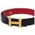Cintura reversibile Hermès Constance H in Epsom nero e Box Calf - vista 5
