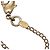 Bracciale Charm Chanel 31 Rue Cambon placcato oro e smalto CC Gold - vista 4