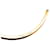 Hermès Gold Gold Plated Epsom Kelly Cadena Lock Bangle Bracelet Golden Dark brown  - view 5