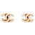 Orecchini a clip Chanel White CC Resin Gold Plated Bianco Bianco sporco