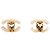 Orecchini a clip Chanel White CC Resin Gold Plated Bianco Bianco sporco - vista 2