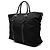 Borsa Tote Open Convertible Tessuto con bordi in Saffiano nero Prada - vista 2