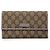 Cartera Continental Flap GG Supreme beige de Gucci