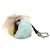 Portachiavi e charm per borsa Fendi Blue Tricolor Fur Monster Bug Blu chiaro