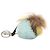 Portachiavi e charm per borsa Fendi Blue Tricolor Fur Monster Bug Blu chiaro - vista 2