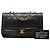 Chanel Black Medium Lambskin Diana Full Flap Nero - vista 8