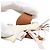 Charm per borsa Hermès White Milo Agnello e Swift Grigri Rodeo Pegase PM Bianco Crudo - vista 3