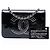 Wallet On Chain Portafoglio con catena Chanel Black CC in vernice decorato con strass Nero - vista 7