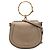 Borsa a tracolla Chloé Nile in pelle marrone media Taupe