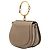 Borsa a tracolla Chloé Nile in pelle marrone media Taupe - vista 2