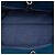 Borsa Bowling Chanel Blue CC in pelle di vitello invecchiata trapuntata - vista 4